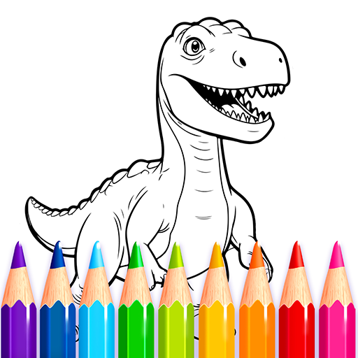 Dinosaur Coloring Game for Kids