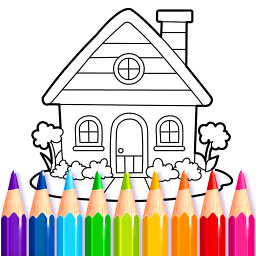 House Coloring Game for Kids